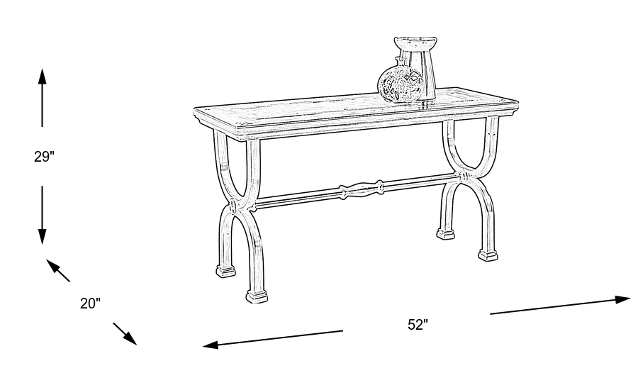 Dimension Image. Please refer to the Dimension Tab on this page for dimension details.
