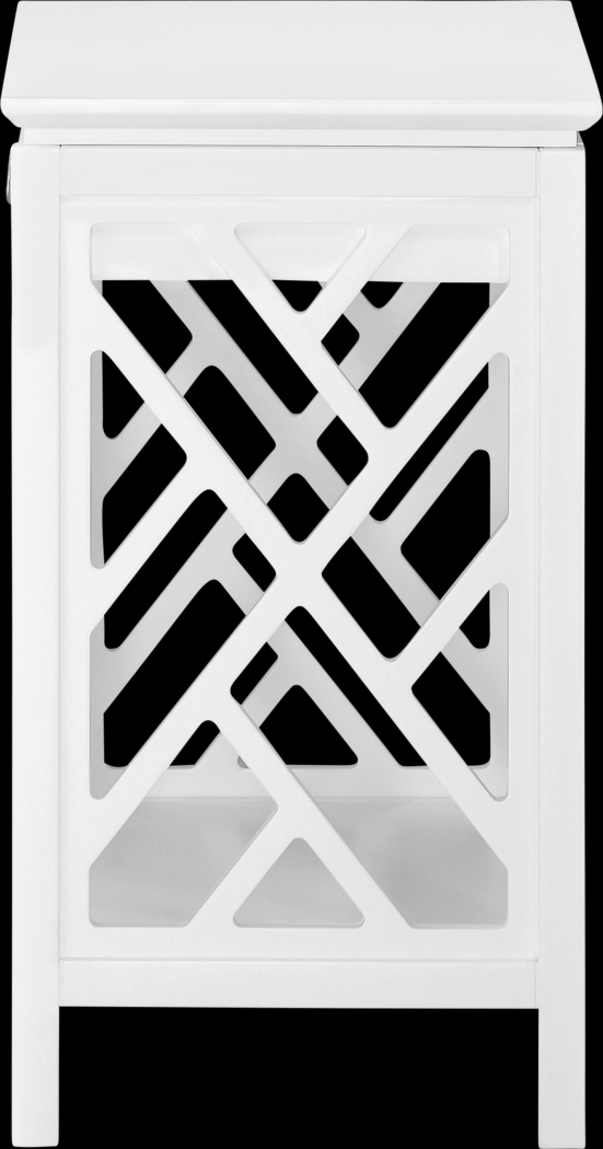 Cedarcrest White End Table - Thumbnail - Image 2