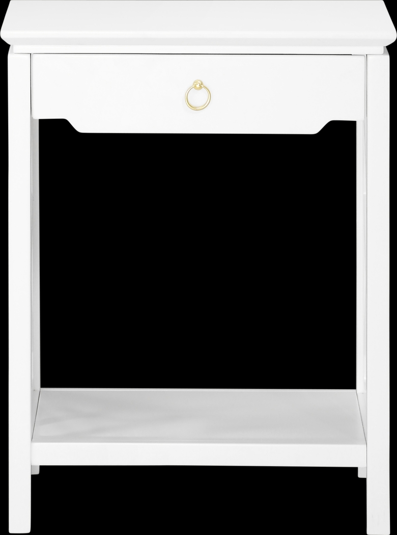 Cedarcrest White End Table - Thumbnail - Image 5