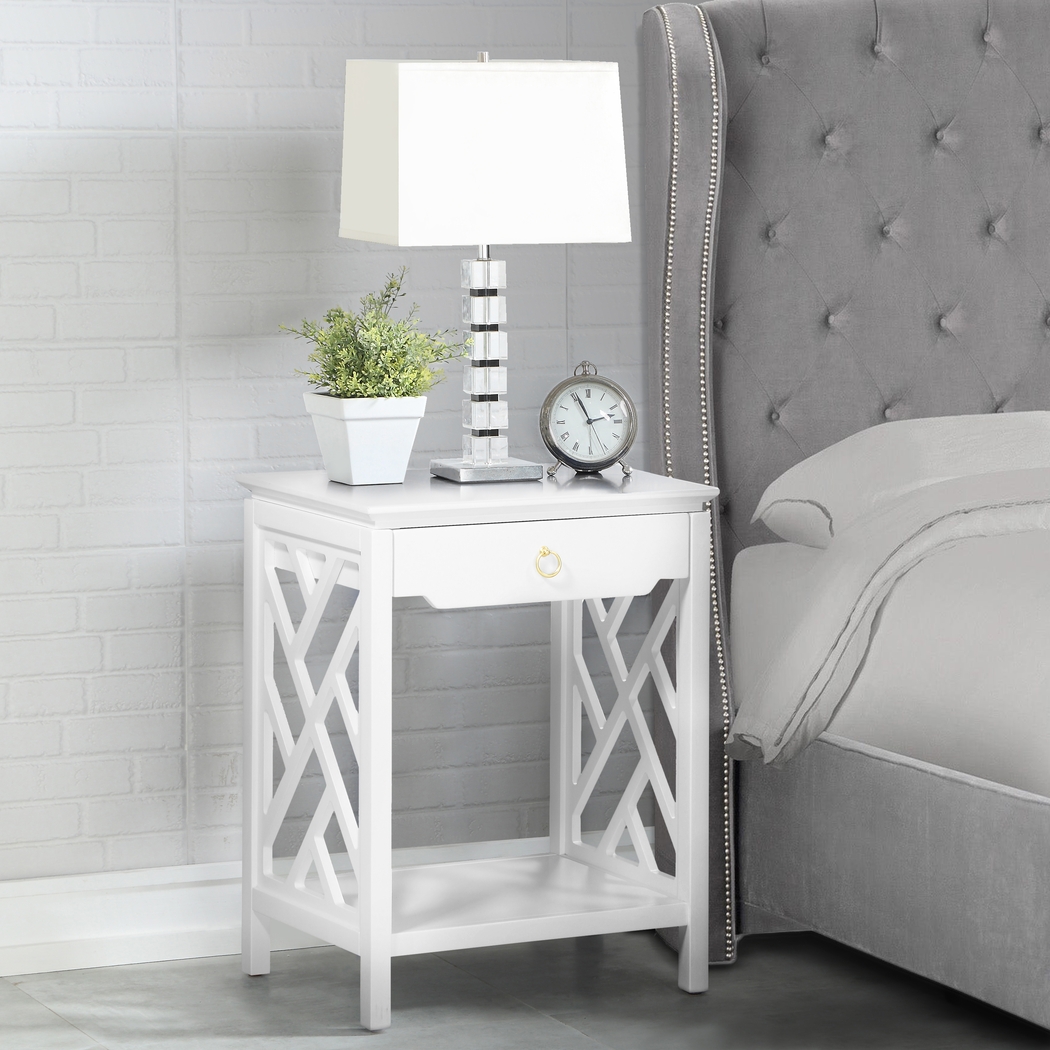 Cedarcrest White End Table - Thumbnail - Image 8