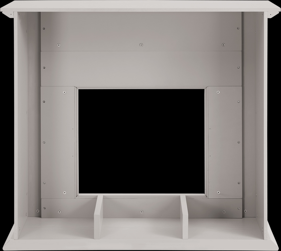 Cedardale IV Gray 48 in. Console, With Touch Panel Electric Fireplace - Thumbnail - Image 2