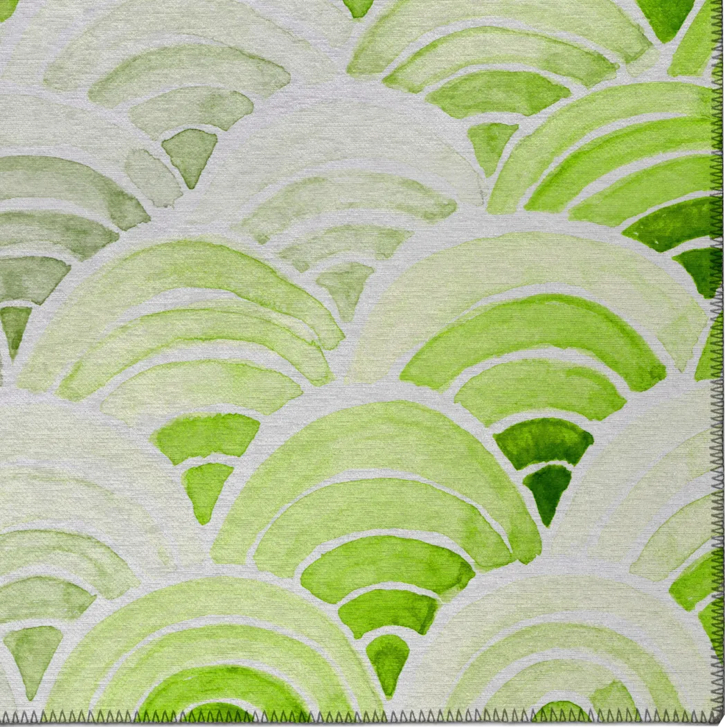 Cedarglen Green 3' x 5' Rug - Thumbnail - Image 3