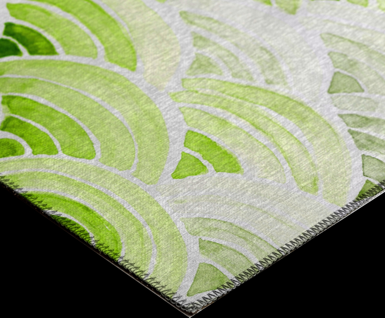 Cedarglen Green 5' x 8' Rug - Thumbnail - Image 4