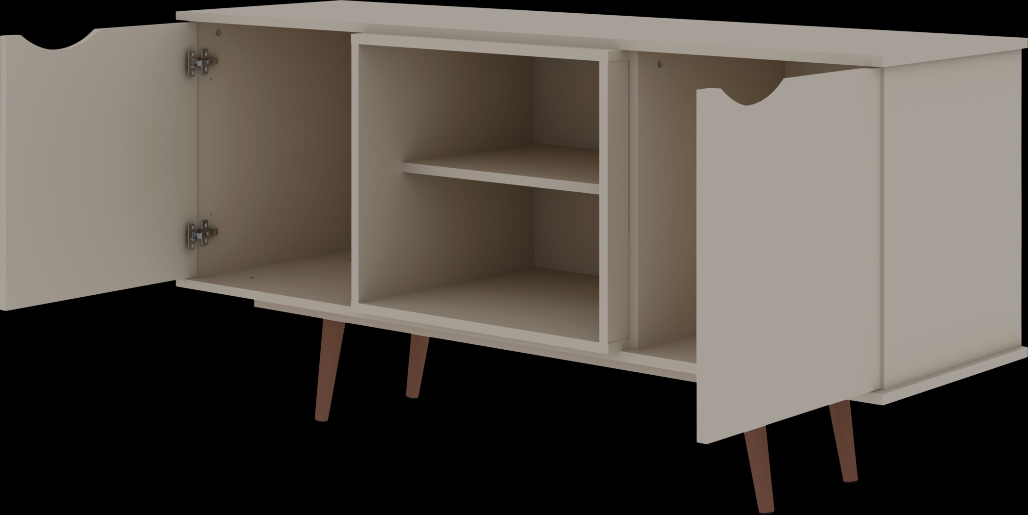 Cedargulf Beige 54 in. Console - Thumbnail - Image 3