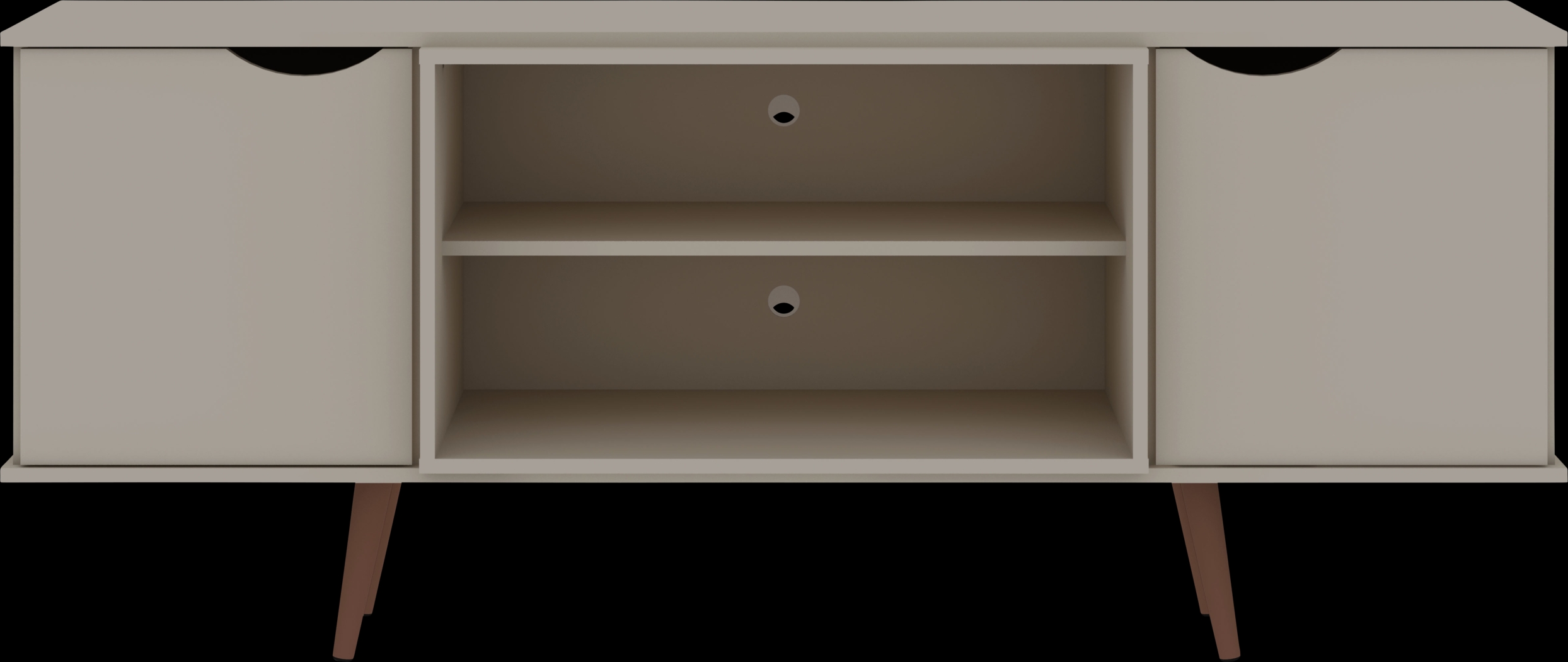 Cedargulf Beige 63 in. Console - Thumbnail - Image 2