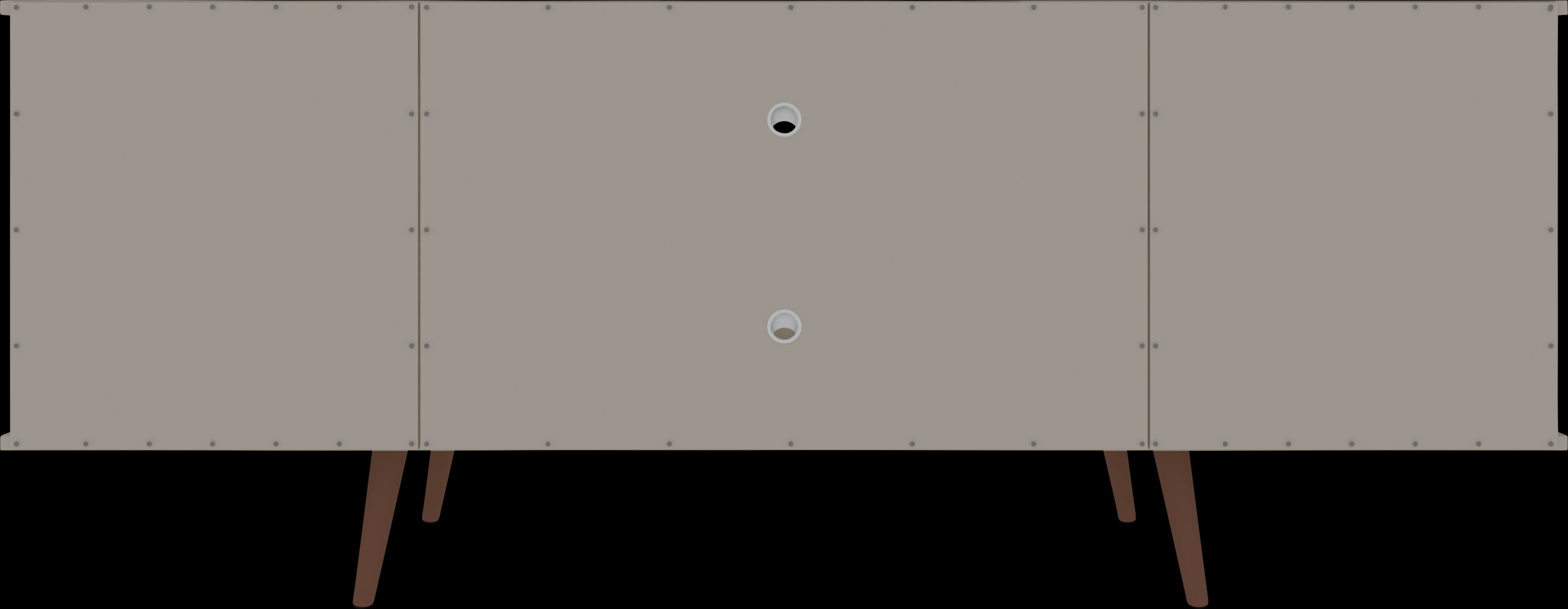 Cedargulf Beige 63 in. Console - Thumbnail - Image 5