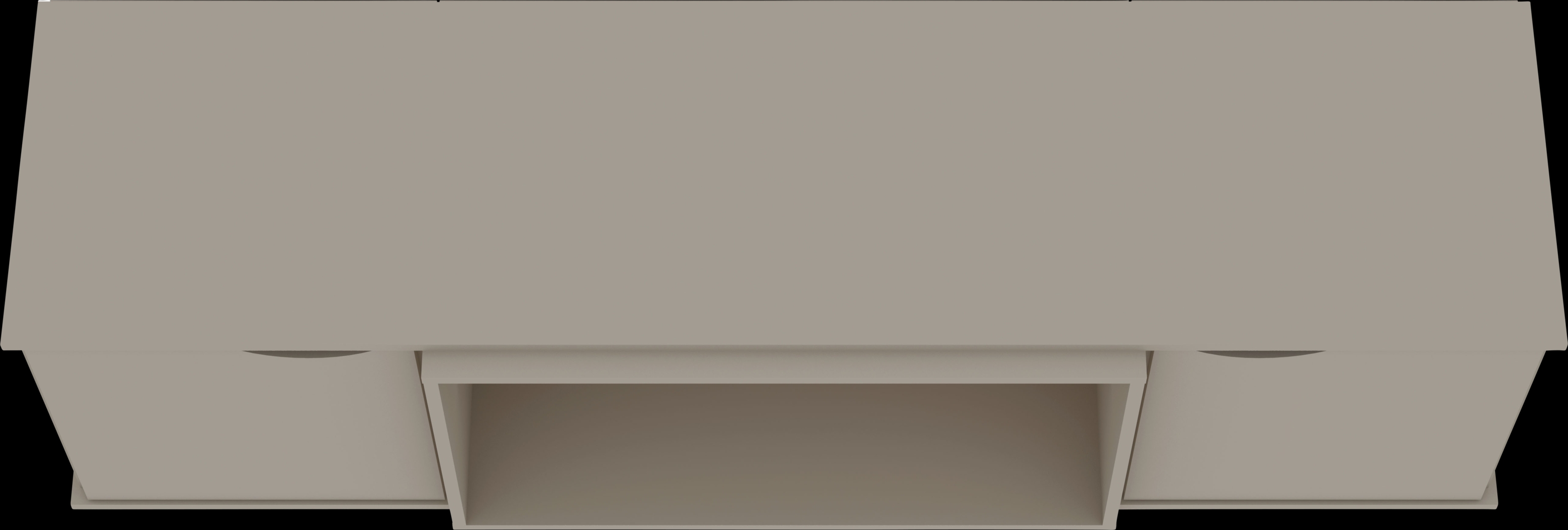 Cedargulf Beige 63 in. Console - Thumbnail - Image 6