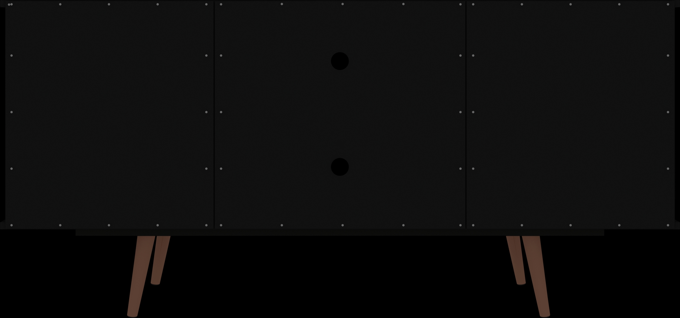 Cedargulf Black 54 in. Console - Thumbnail - Image 5