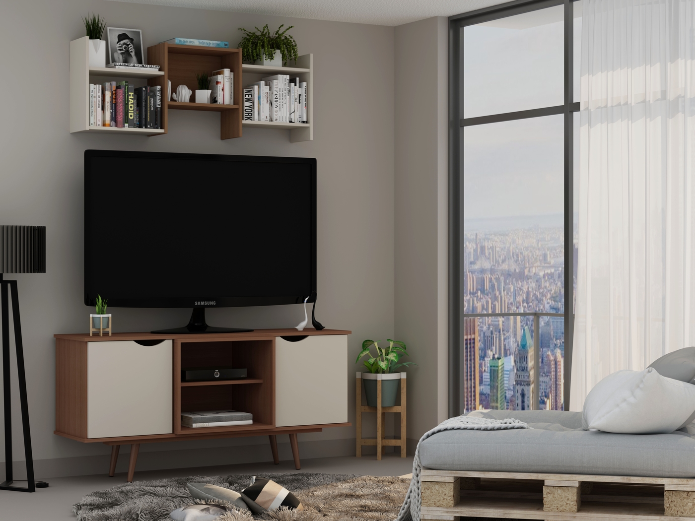 Cedargulf Maple 54 in. Console - Thumbnail - Image 8