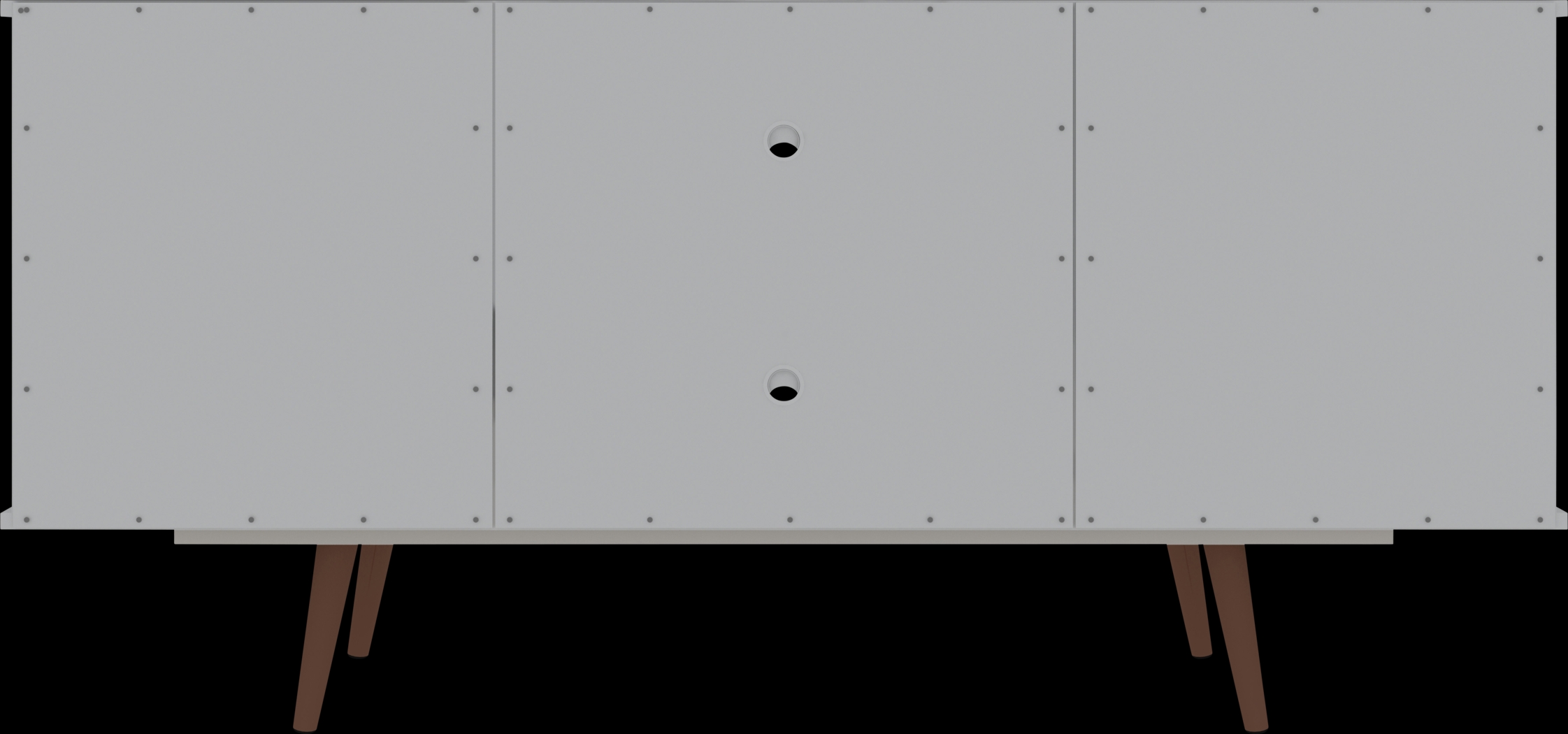 Cedargulf White 54 in. Console - Thumbnail - Image 5