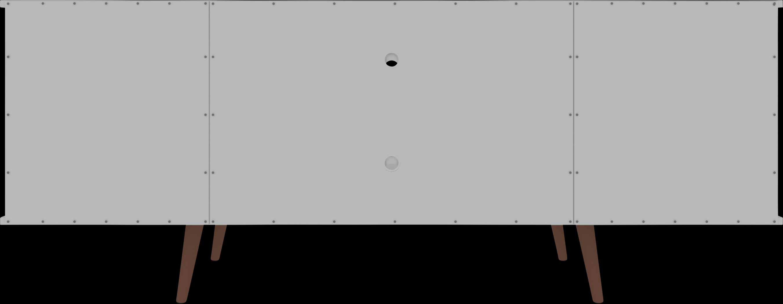 Cedargulf White 63 in. Console - Thumbnail - Image 5