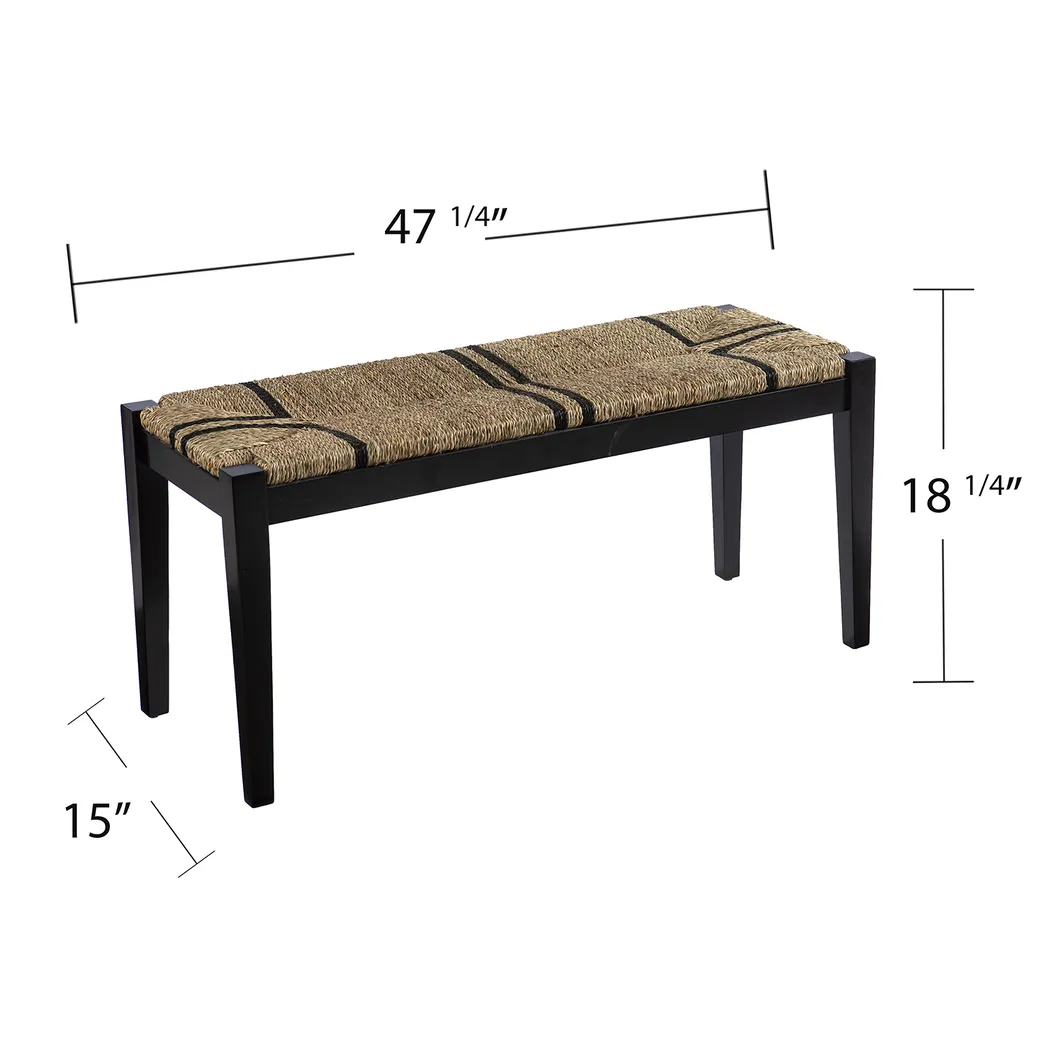Cedarhurst Black Accent Bench - Image 8