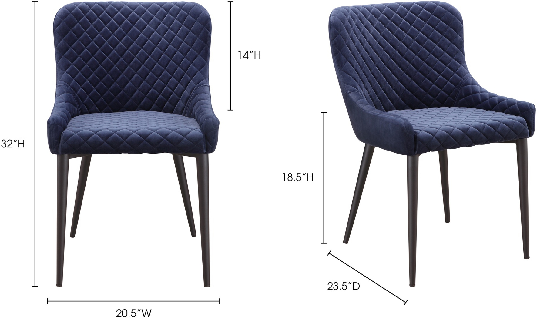 Cedarlane Blue Side Chair - Thumbnail - Image 6