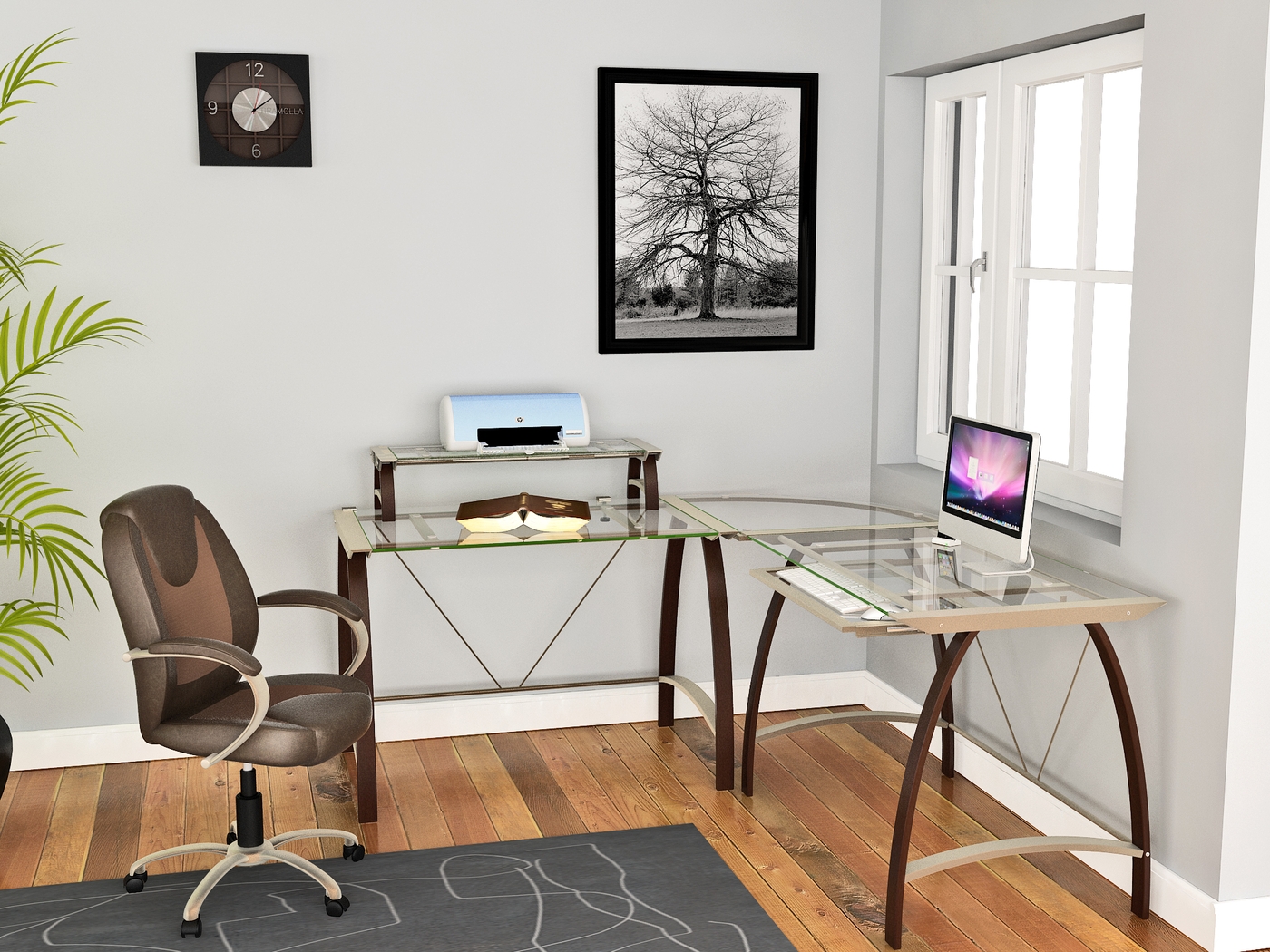 Ceder Espresso Desk - Thumbnail - Image 2