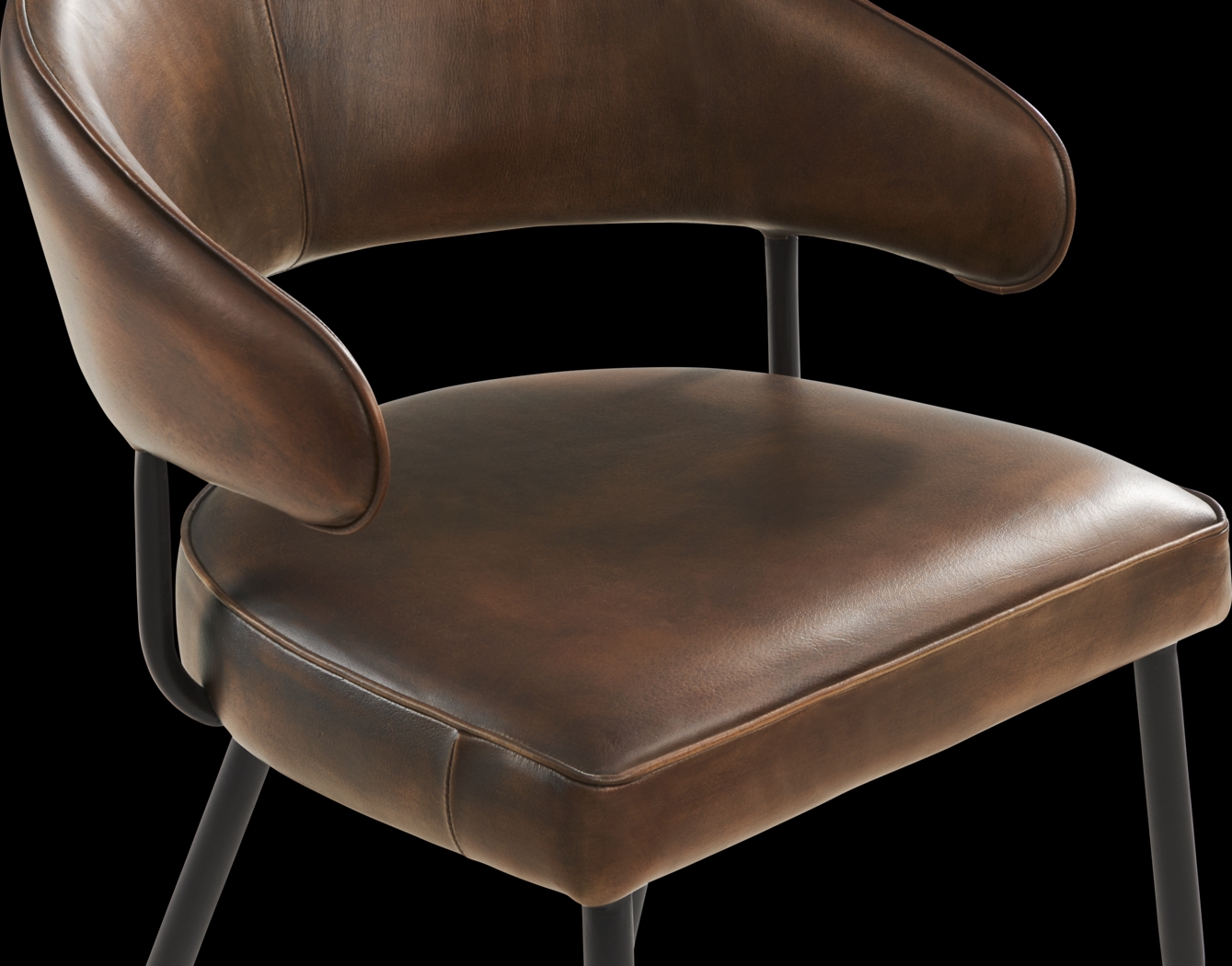 Cedona View Natural 5 Pc Dining Room with Brown Chairs - Thumbnail - Image 7