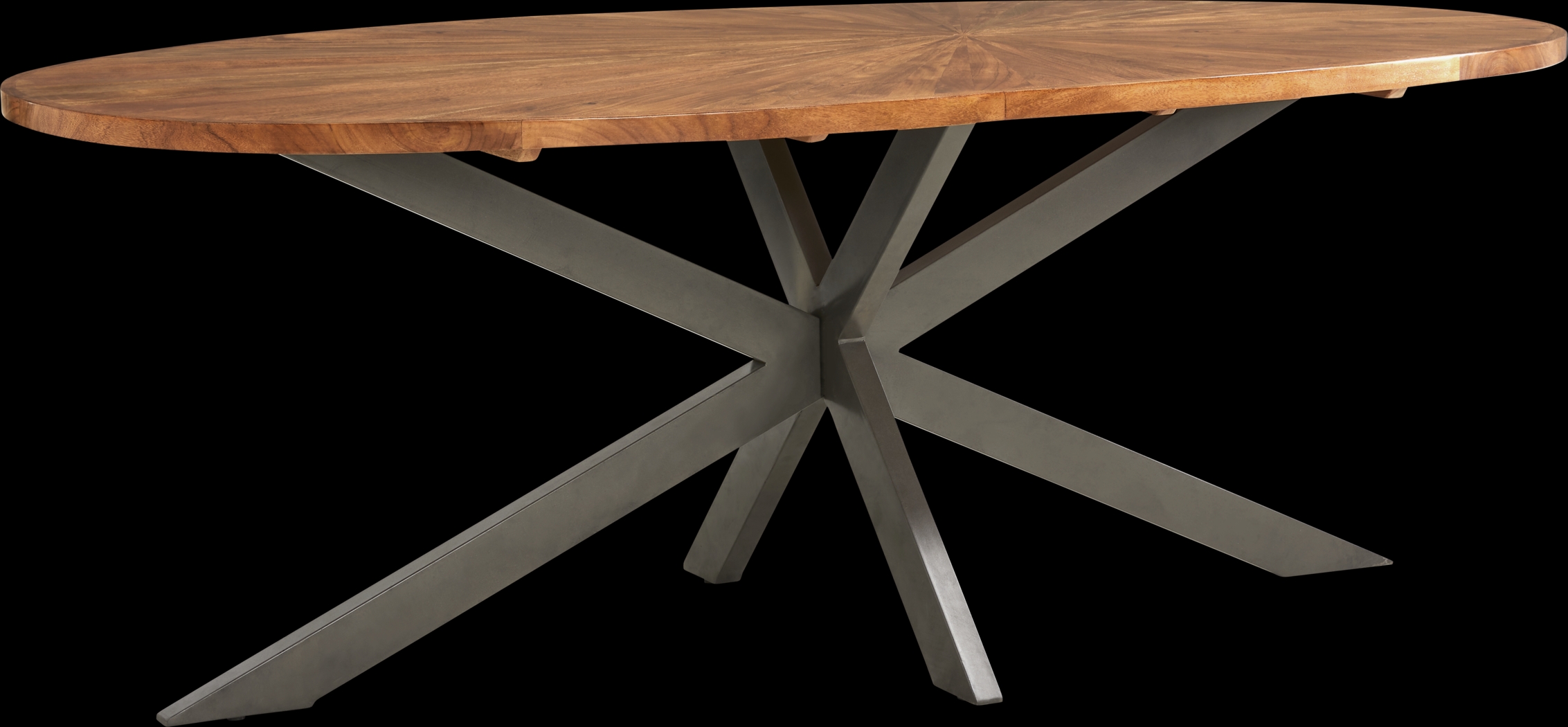 Cedona View Natural 5 Pc Dining Room with Brown Chairs - Thumbnail - Image 2