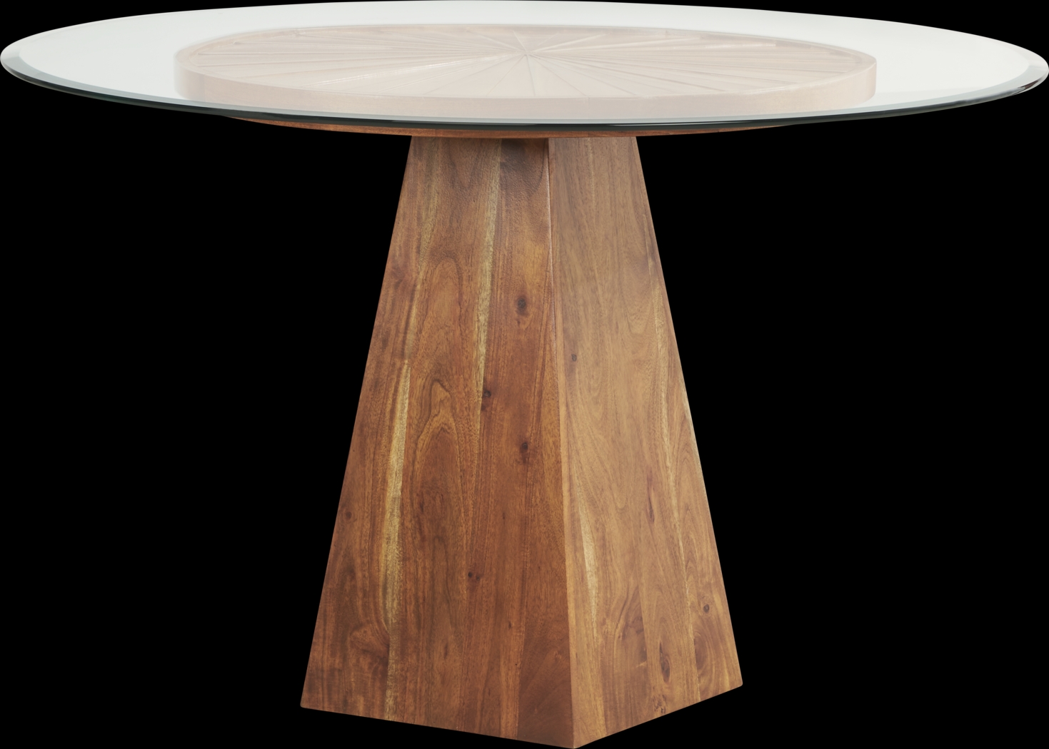 Cedona View Natural 5 Pc Dining Room with Brown Chairs - Thumbnail - Image 2