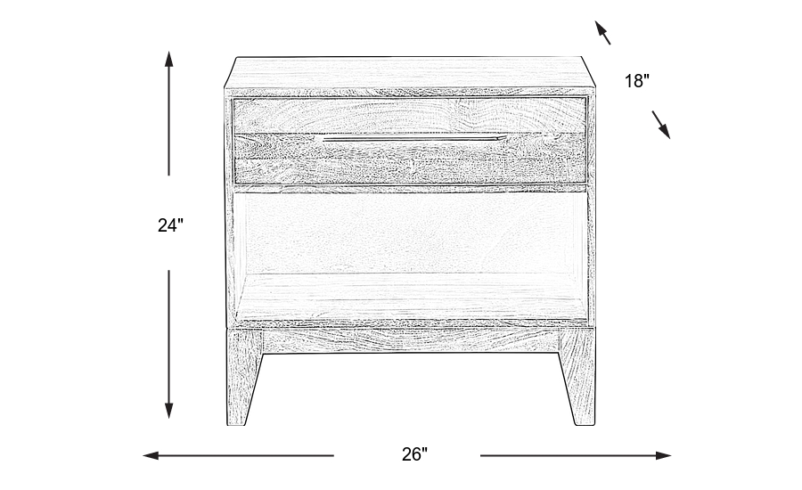 Dimension Image. Please refer to the Dimension Tab on this page for dimension details.
