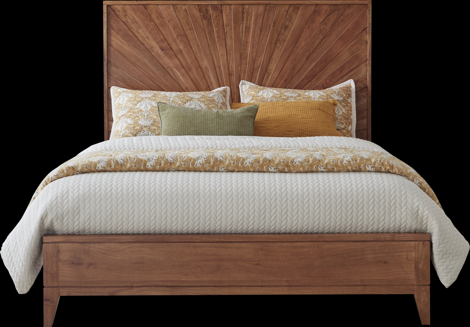 Cedona View Natural 7 Pc Queen Panel Bedroom - Thumbnail - Image 2