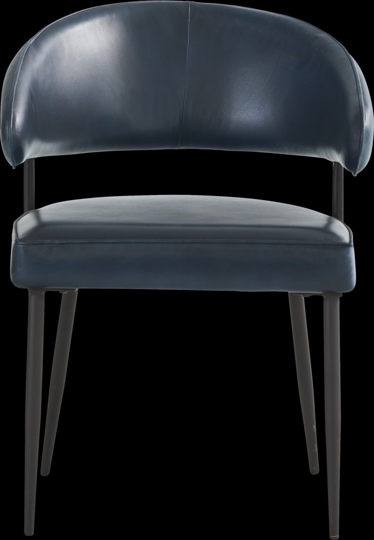 Cedona View Natural 5 Pc Dining Room with Navy Chairs - Thumbnail - Image 5