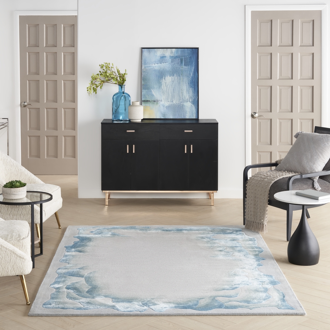 Ceffea Blue 5'6 x 7'5 Rug - Thumbnail - Image 2