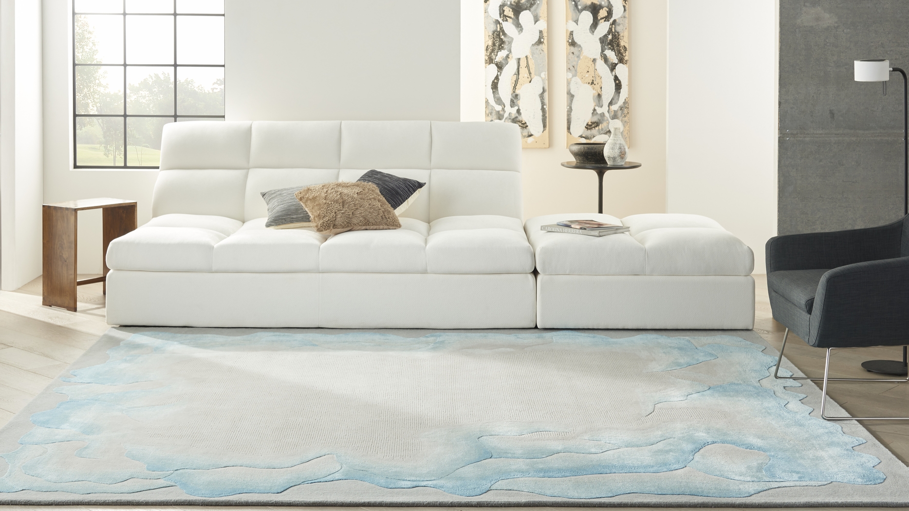 Ceffea Blue 7'9 x 9'9 Rug - Thumbnail - Image 11