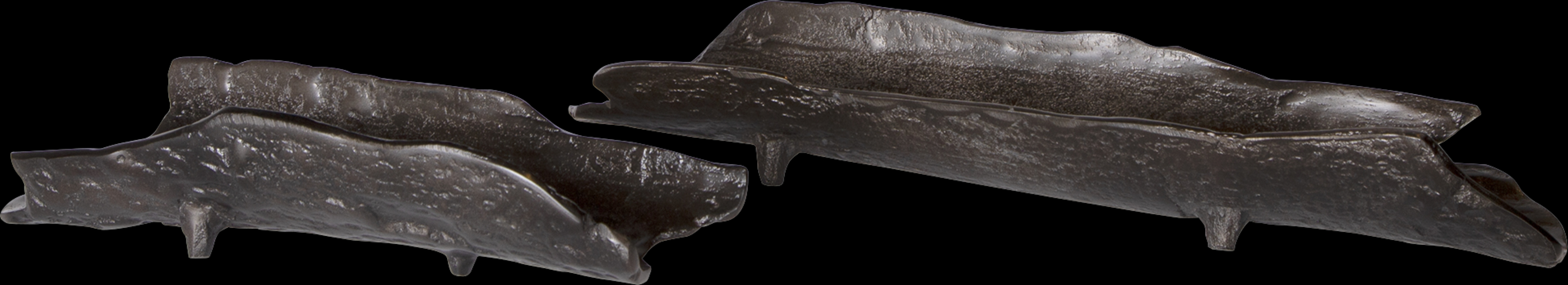 Celerina Black Decor Tray, Set of 2 - Thumbnail - Image 1