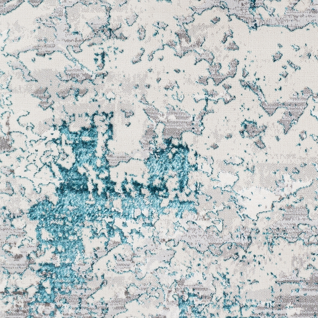 Celesse Teal 6'7 x 9' Rug - Thumbnail - Image 5