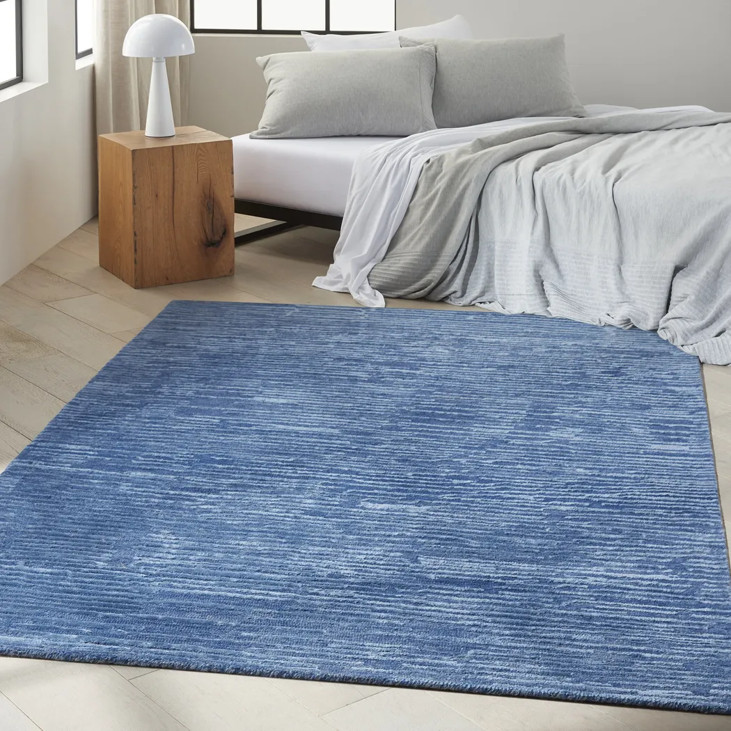 Celeste Blue 8'6 x 11'6 Rug - Thumbnail - Image 2