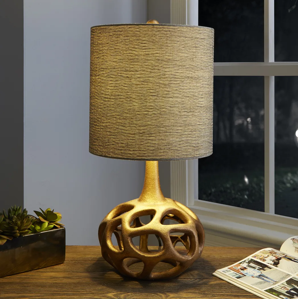 Celestia Gold Table Lamp - Thumbnail - Image 3