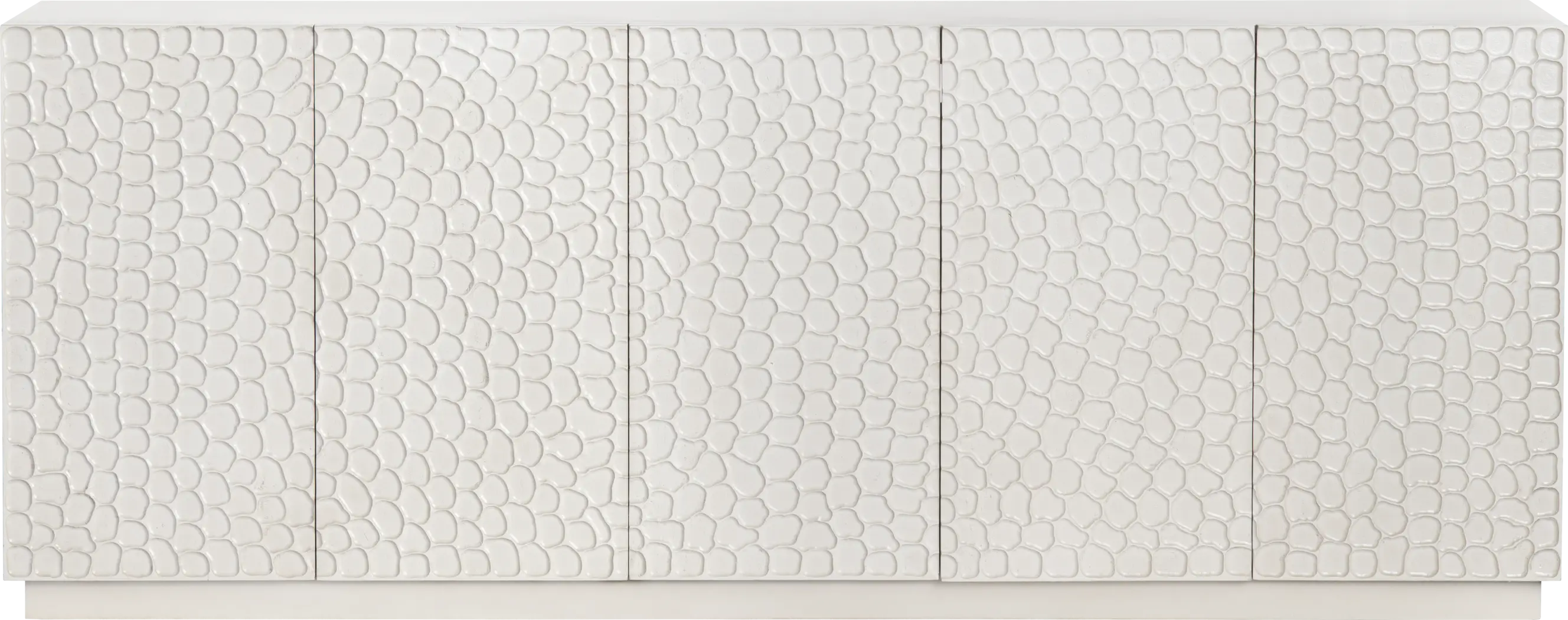 Celestia White 90 in. Credenza - Thumbnail - Image 1