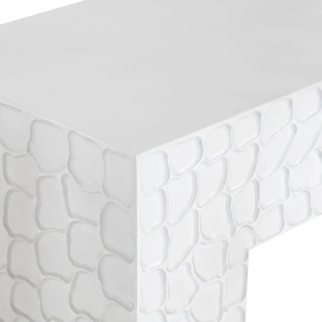 Celestia White 80 in. Console - Thumbnail - Image 3