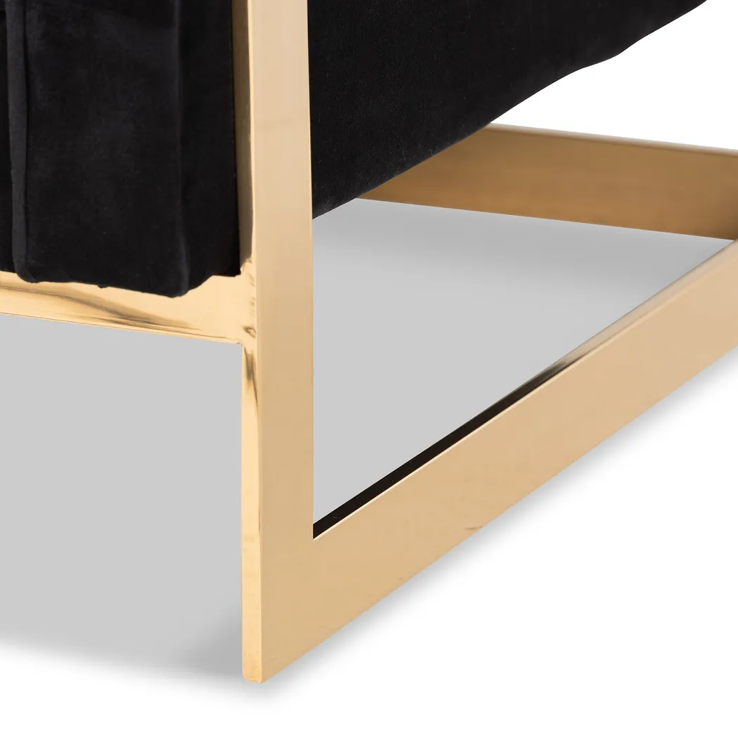 Celiarn Black Armchair - Thumbnail - Image 6