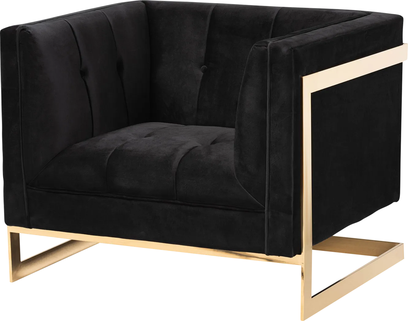 Celiarn Black Armchair - Thumbnail - Image 1