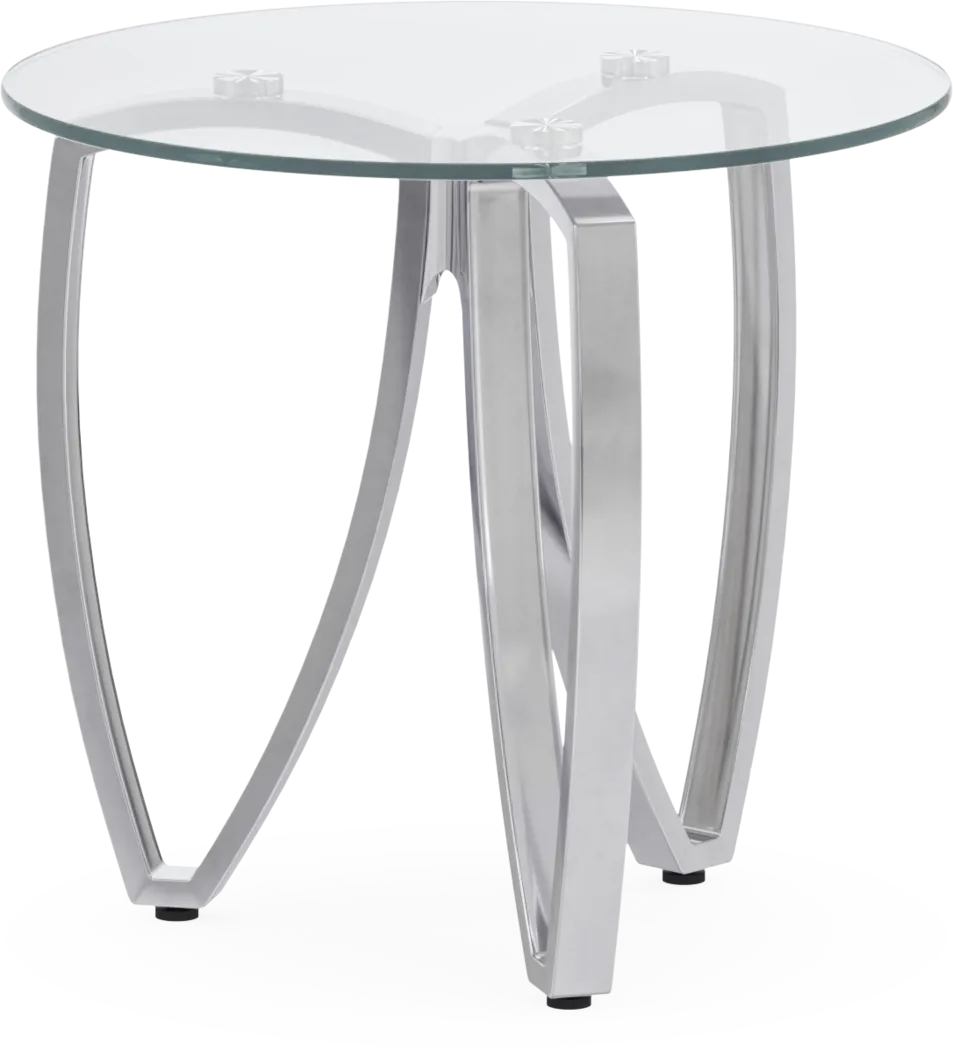 Celine Silver End Table - Thumbnail - Image 1