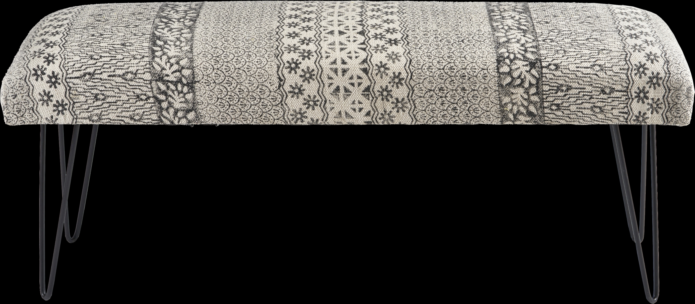 Cellica Gray/White Bench - Thumbnail - Image 1