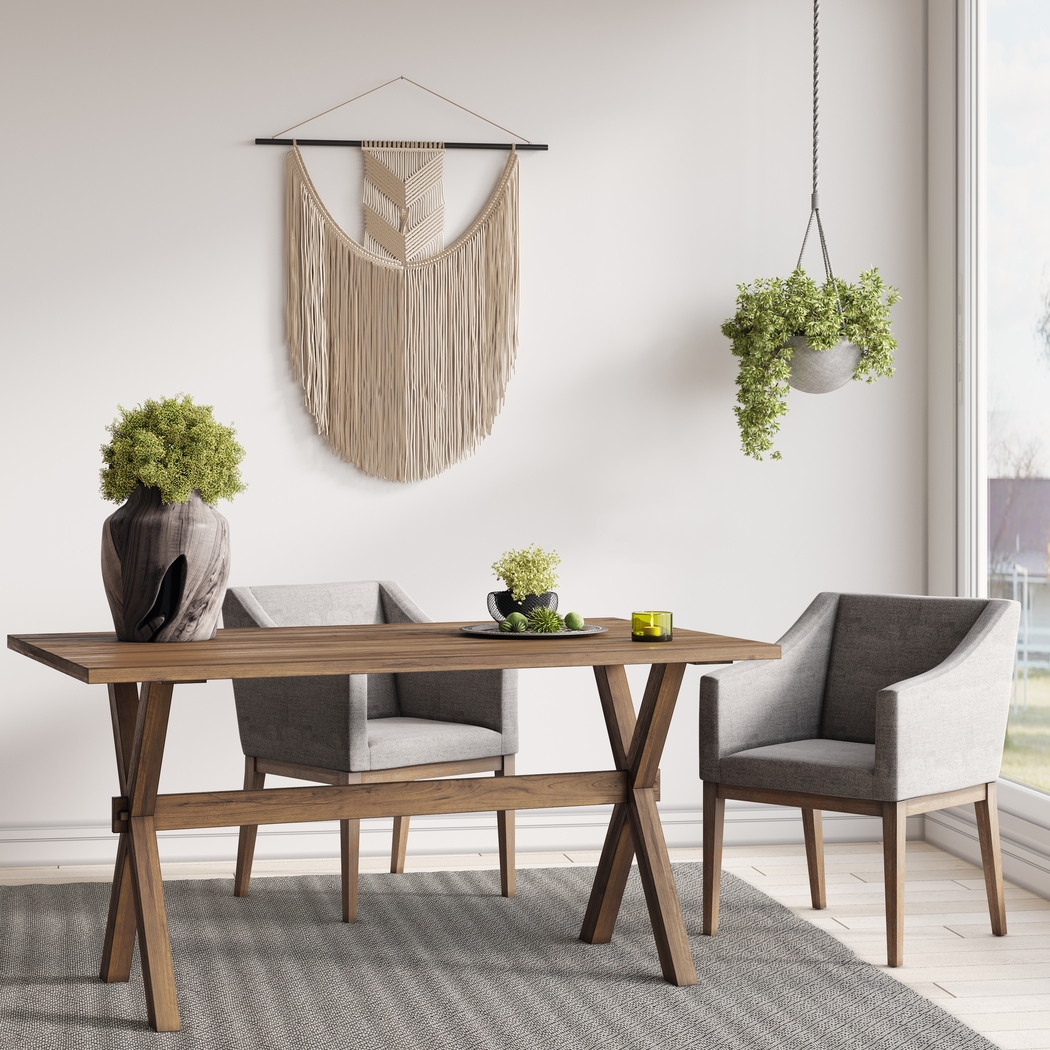 Celner Brown Dining Table - Thumbnail - Image 2