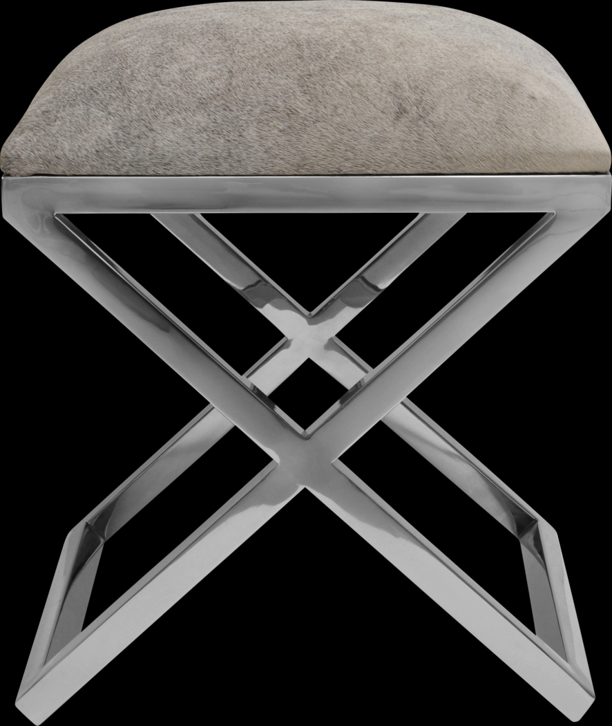 Celome Gray Ottoman - Thumbnail - Image 2