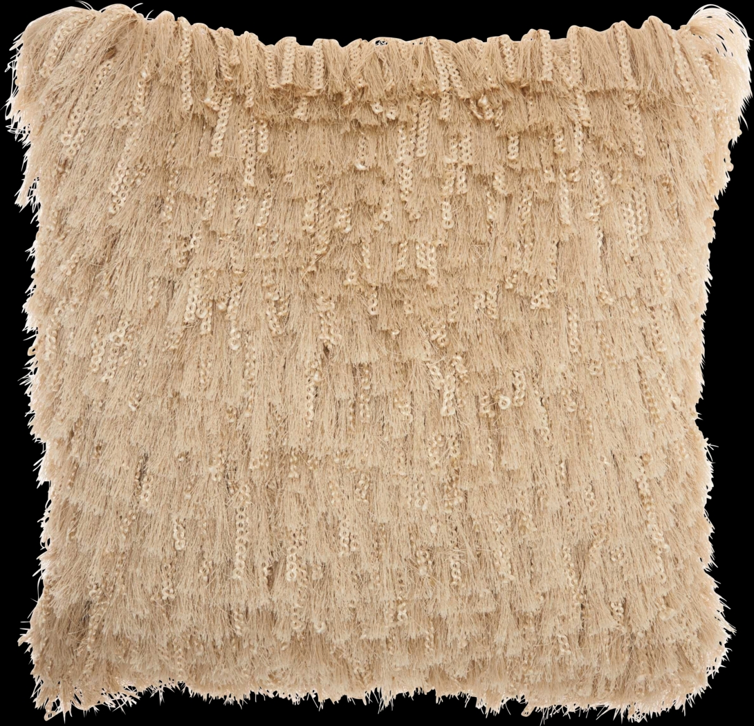 Celos Beige Accent Pillow - Thumbnail - Image 1