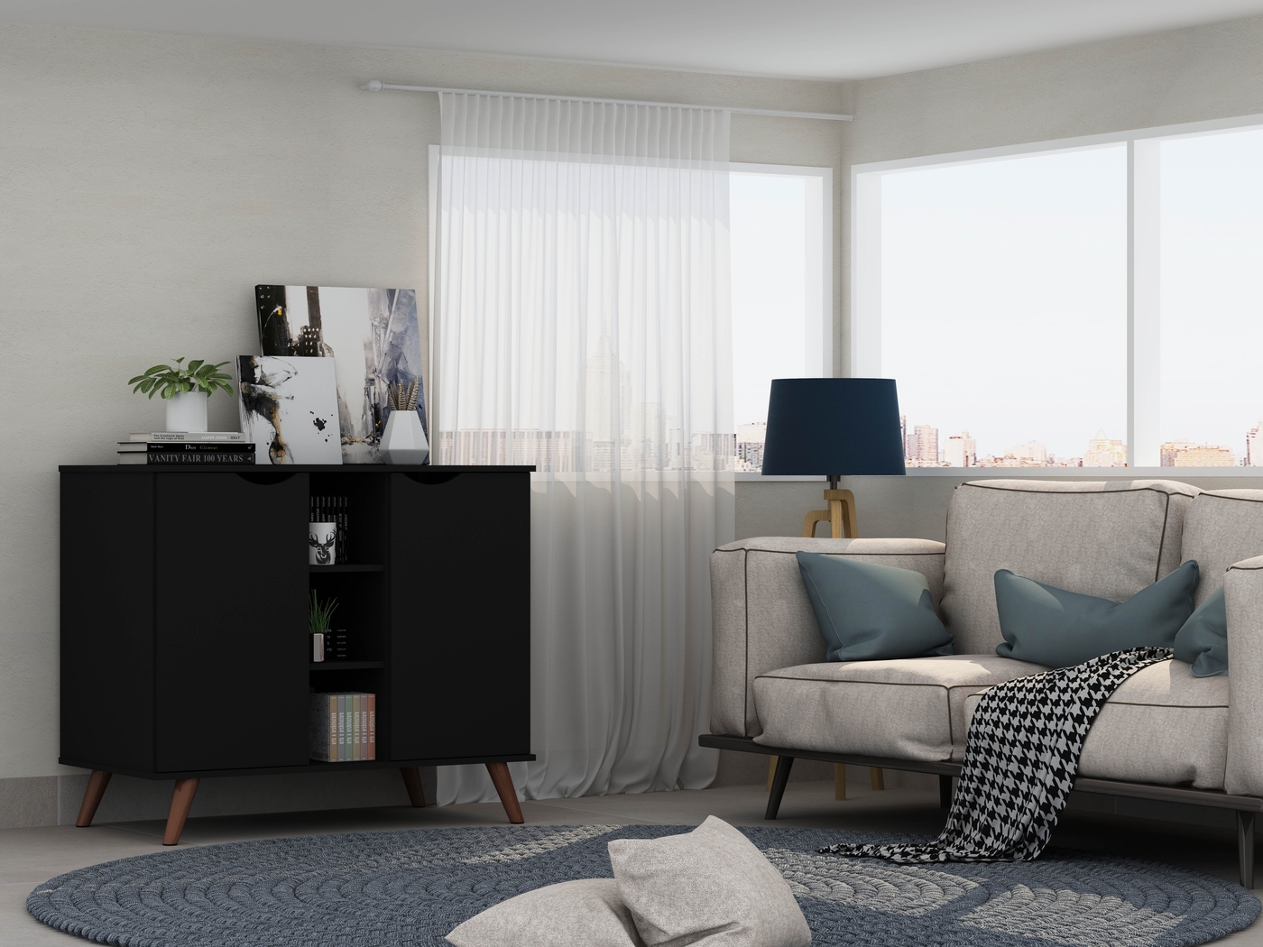 Celso Black Buffet - Thumbnail - Image 8