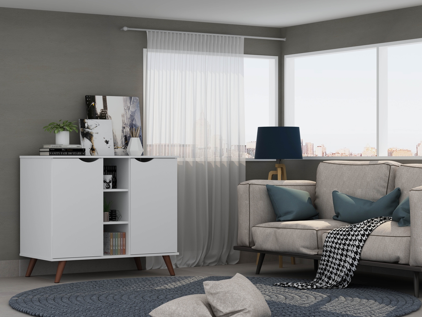 Celso White Buffet - Thumbnail - Image 8