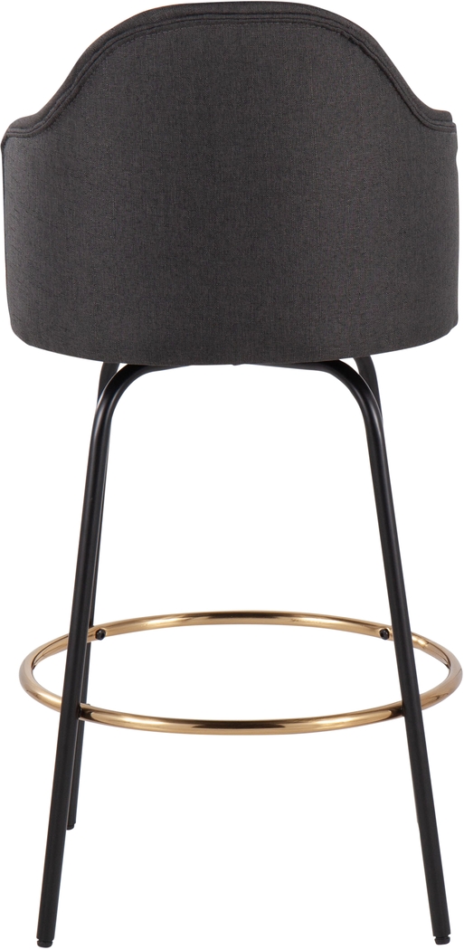 Cenarian Charcoal Counter Height Stool, Set of 2 - Thumbnail - Image 5