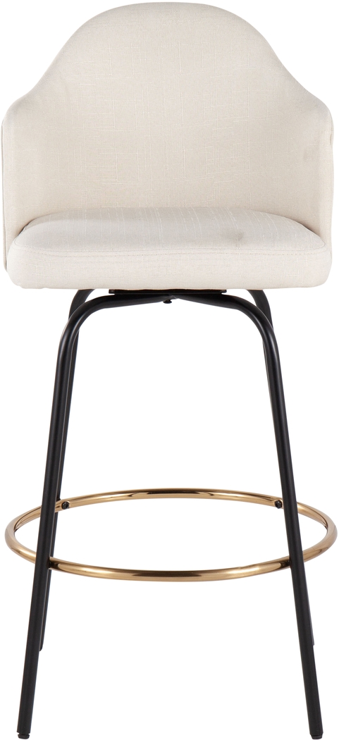 Cenarian Cream Counter Height Stool, Set of 2 - Thumbnail - Image 6