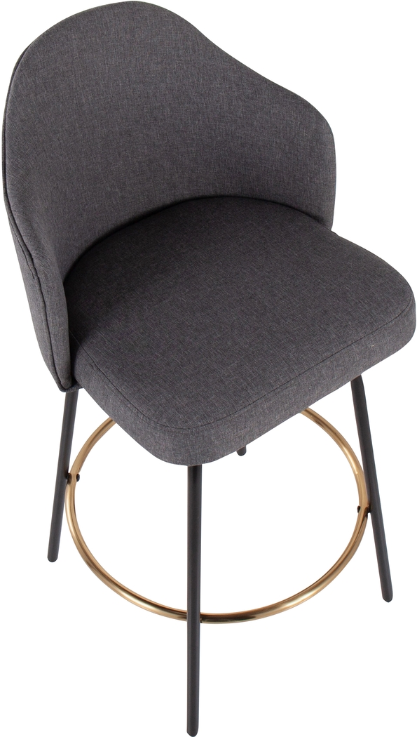 Cenarian Gray Counter Height Stool, Set of 2 - Thumbnail - Image 7