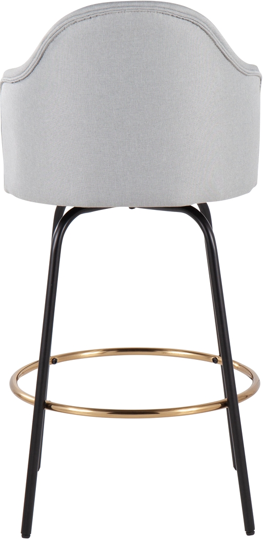 Cenarian Light Gray Counter Height Stool, Set of 2 - Thumbnail - Image 5
