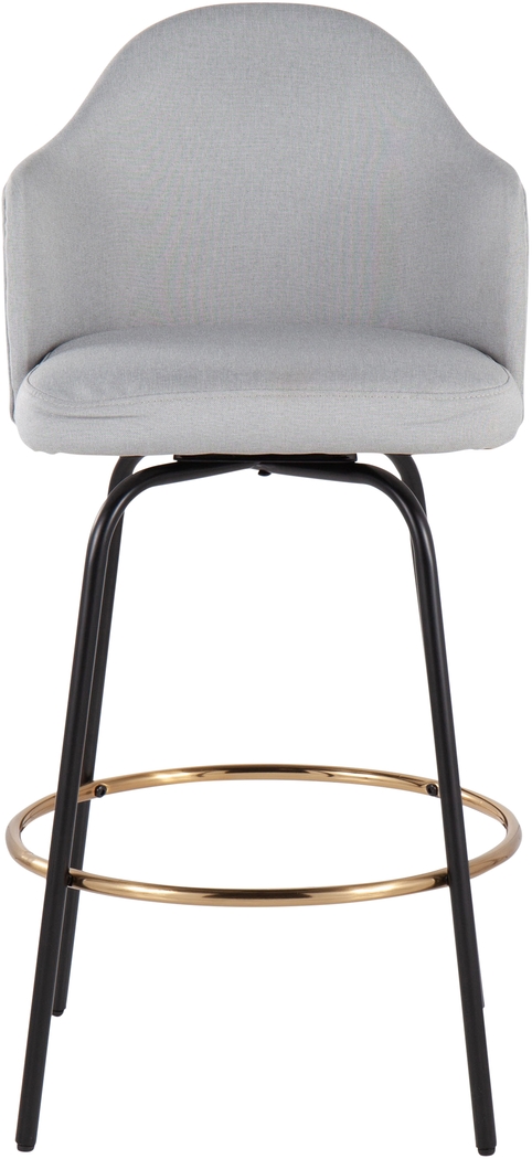 Cenarian Light Gray Counter Height Stool, Set of 2 - Thumbnail - Image 6