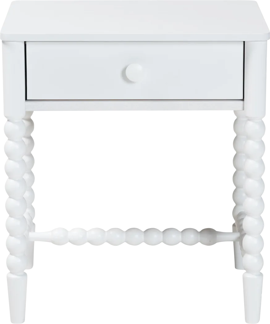 Cenda White Nightstand - Image 7