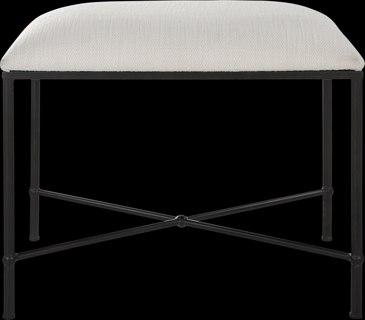 Cenera White Accent Bench - Thumbnail - Image 2