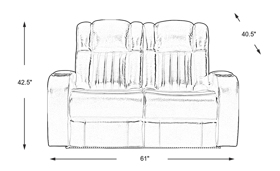 Dimension Image. Please refer to the Dimension Tab on this page for dimension details.