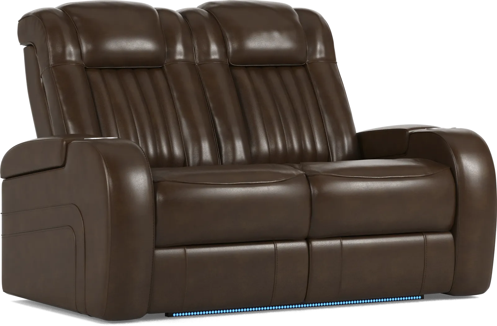 Cenova Brown Leather 3 Pc Living Room with Dual Reclining Sofa - Thumbnail - Image 15